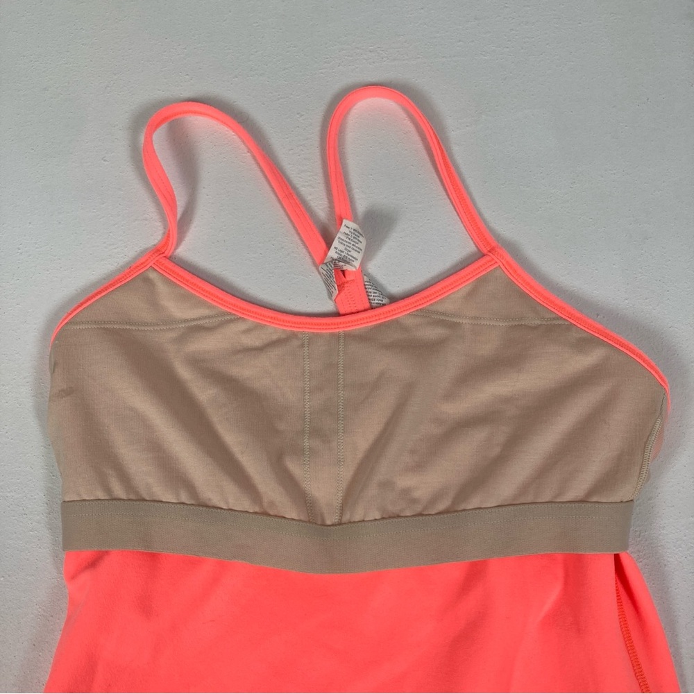 Lululemon Power Y Racerback Fitted Stretch Tank Red Sz 6 ( No Pads) - Picture 9 of 14
